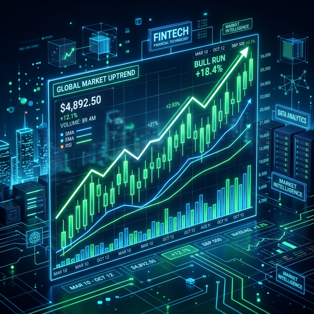 Advanced Stock Market Chart with Technical Analysis